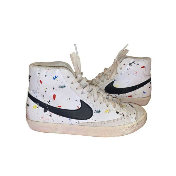 Nike Shoes Nike Blazer Mid 77 Paint Splatter Shoes Sneakers Dj26810